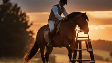 What are the fundamental steps for mounting and dismounting a horse?