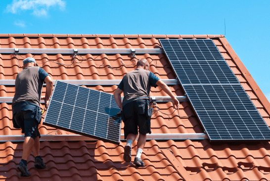 Solar Battery Storage Installation