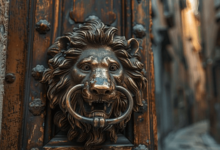 Lion Door Knocker