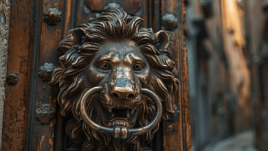 Lion Door Knocker